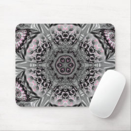 Mousepad O Jardim Fractal Prateado