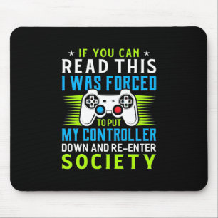 Mousepad O Jogador Foi Forçado A Colocar O Meu Controlador