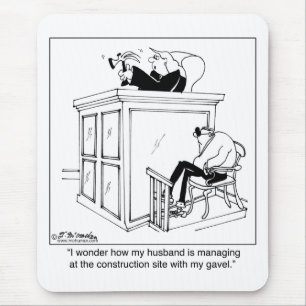 Mousepad O juiz usa um martelo, não um Gavel