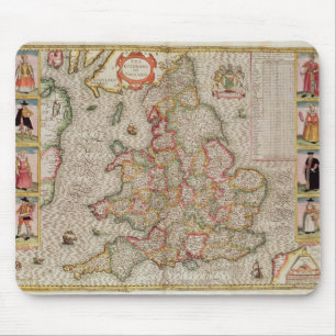 Mousepad O Kingdome de Inglaterra, gravado por Jodocus