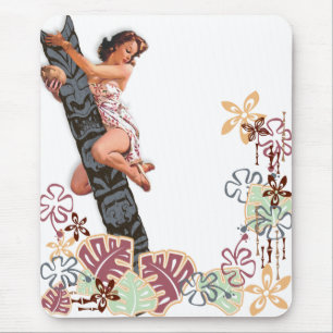 Mousepad O kitsch Bitsch: Acima de uma árvore de Tiki!