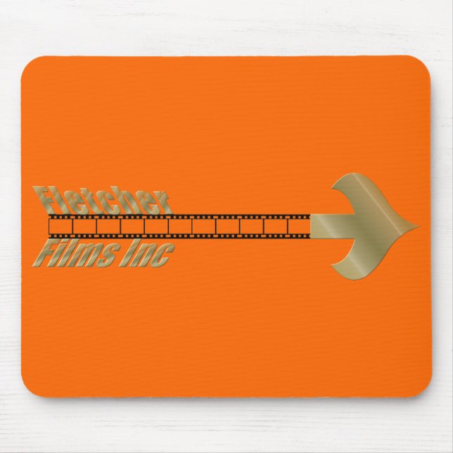 Mousepad O KRW Fletcher filma o logotipo (Frente)