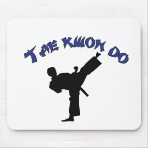 Mousepad O kwon de Tae - kwon de Tae faz o design da arte