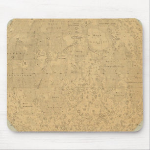 Mousepad O lado visível do mapa da superfície da lua