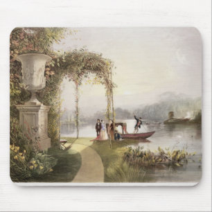 Mousepad O lago, jardins de Trentham Salão, 'dos jardins