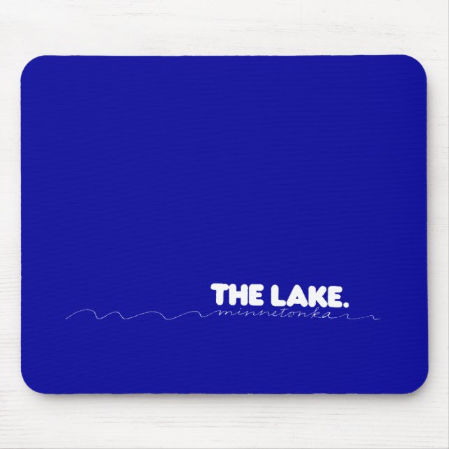 Mousepad O lago - Minnetonka, tapete do rato (Frente)