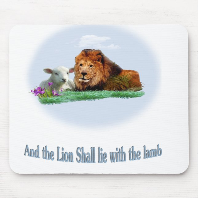 Mousepad O leão e a arte do cordeiro (Frente)