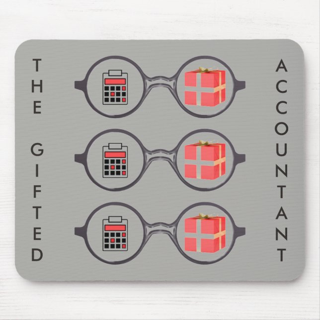 Mousepad "O logotipo do contador dotado" (Frente)