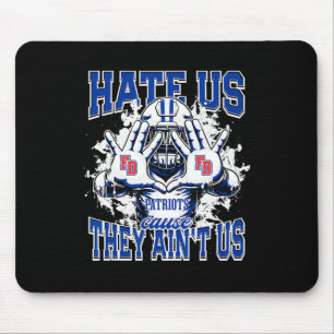 Mousepad O Logotipo do Fort Dorchester Patriots Odeia-Nos.