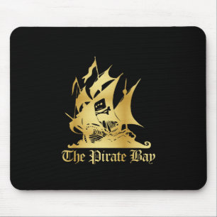 Mousepad O logotipo do ouro da baía do pirata