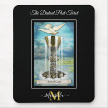 O Longo Passo Tarot Deck Ace do Monograma de Copas