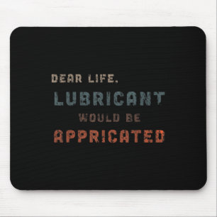 Mousepad O Lubrificante Vintage, Caro, Seria Ap