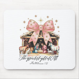 Mousepad O Maior Presente De Todos Natal Jesus Cristão