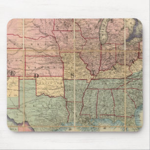Mousepad O Mapa Ferroviário e Militar de Colton