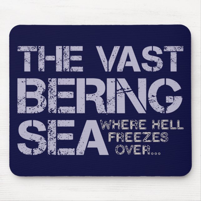 MOUSEPAD O MAR DE BERING VASTO… (Frente)