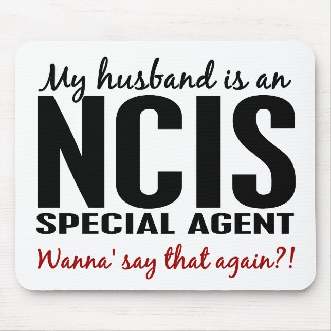 Mousepad O marido é um agente de NCIS (Frente)