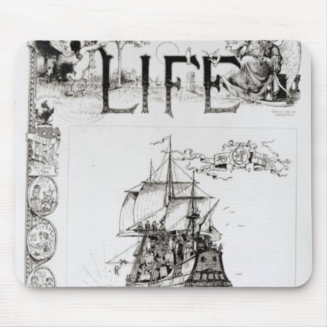 Mousepad O Mayflower, capa 'de Life (Frente)