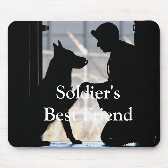 Mousepad O melhor amigo do soldado (Frente)