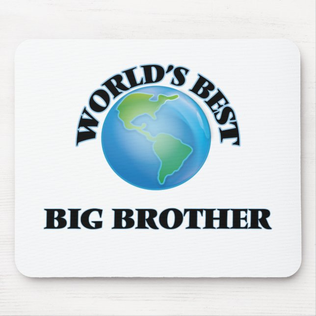 Mousepad O melhor big brother do mundo (Frente)