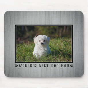 Mousepad O melhor cachorro do mundo, mamãe Paw, imprime ma