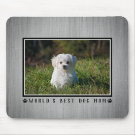 Mousepad O melhor cachorro do mundo, mamãe Paw, imprime mad