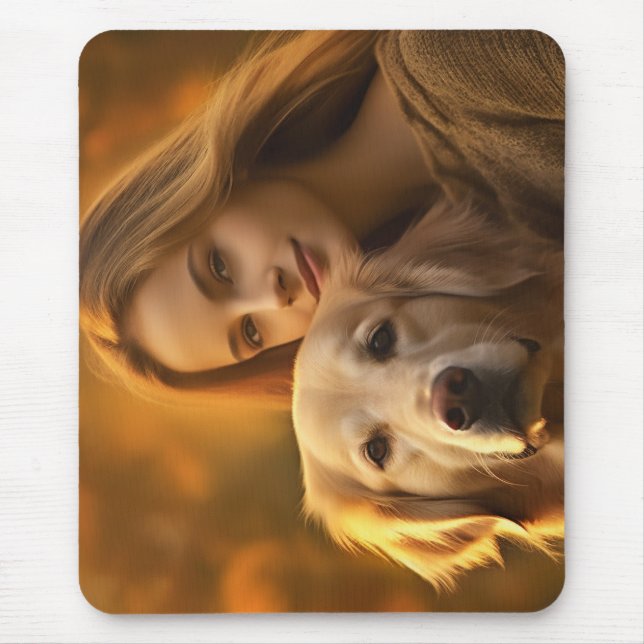 Mousepad O Melhor Cachorro Que A Mãe Já Tomou ouro (Frente)