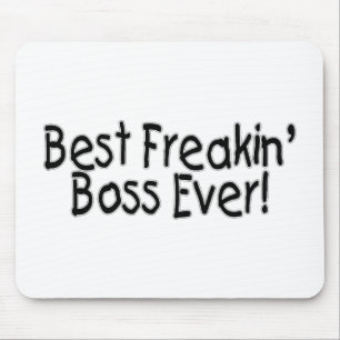 Mousepad O melhor chefe de Freakin nunca