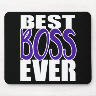 Mousepad O melhor chefe do dia do chefe presente