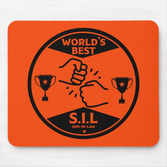 Mousepad O melhor genro do mundo (Frente)
