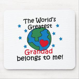 Mousepad O melhor Grandad pertence-me