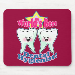 Mousepad O melhor higienista dental dos mundos