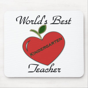 Mousepad O melhor jardim de infância Teache do mundo