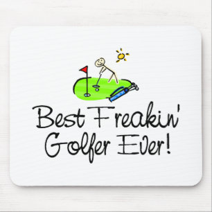 Mousepad O melhor jogador de golfe de Freakin sempre (1)