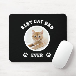Mousepad O Melhor Pai De Cat Personalizado De Foto