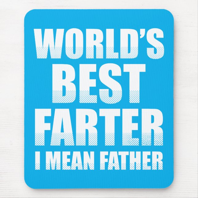 Mousepad O melhor pai do mundo (Frente)