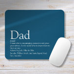 Mousepad O melhor Pai do mundo a defini-lo azul<br><div class="desc">Personalize seu pai especial,  pai ou pai para criar um presente exclusivo para Dia de os pais,  aniversários,  Natal ou qualquer dia que você queira mostrar o quanto ele significa para você. Uma maneira ideal de mostrar a ele o quão incrível ele é todos os dias. Projetado por Thisnotme©</div>