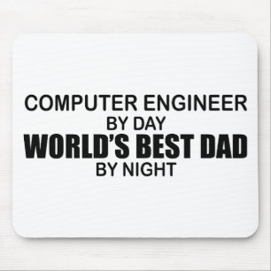 Mousepad O melhor pai do mundo - engenheiro de computador