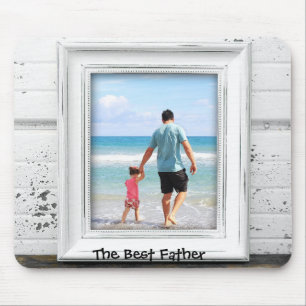 Mousepad O melhor pai - foto & texto editáveis quadro