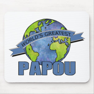 Mousepad O Melhor Papou do Mundo