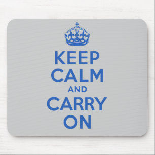 Mousepad O melhor preço mantem a calma e continua o azul