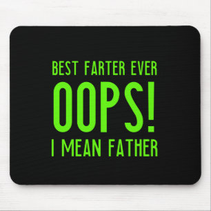 Mousepad O melhor presente de dia de os pais engraçado par