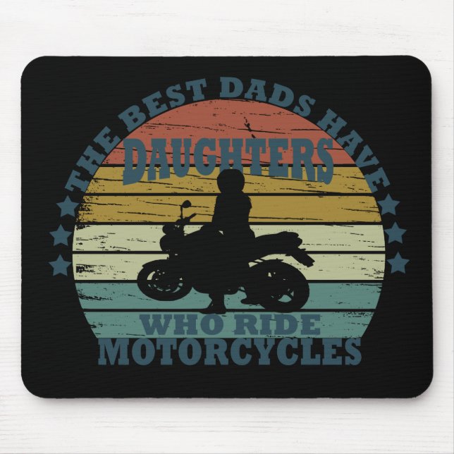 Mousepad O melhor presente do dia de os pais do pai (Frente)