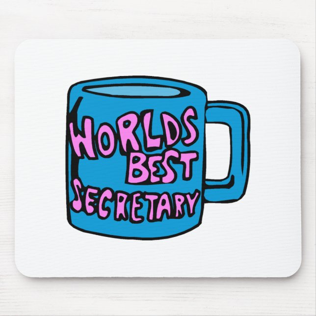 Mousepad O melhor secretário dos mundos (Frente)