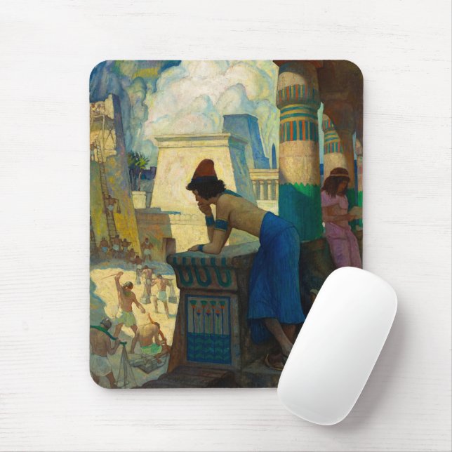 Mousepad O Menino, Moisés de Newell Convers Wyeth (Com mouse)