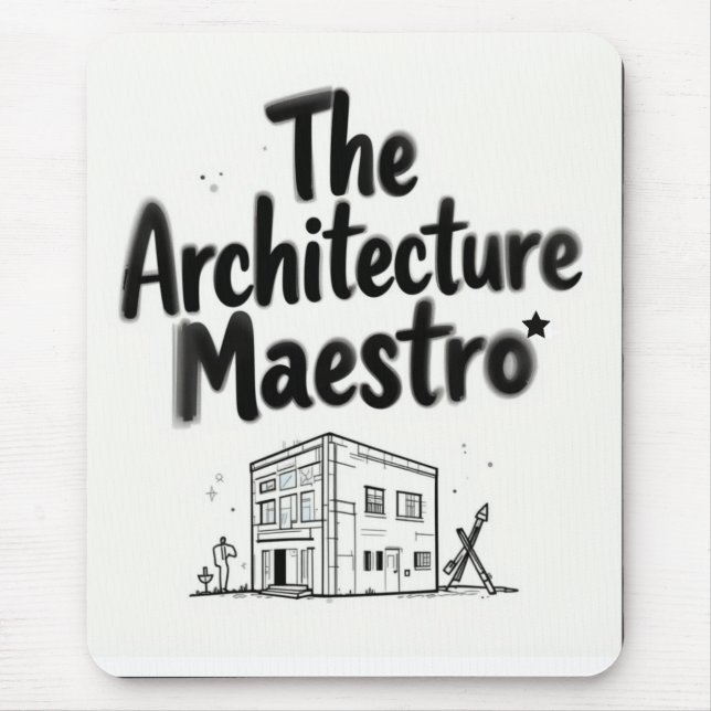 Mousepad O Mestre da Arquitetura (Frente)