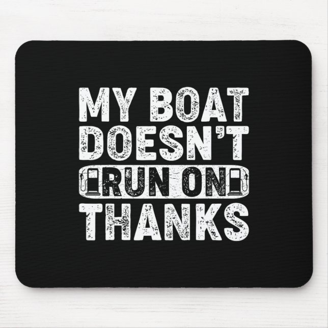 Mousepad O meu barco não funciona no Barco do Obrigado para (Frente)