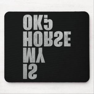 Mousepad O Meu Cavalo Está Bem Engraçado, Cavalo A Andar Po