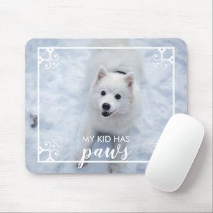 Mousepad O Meu Filho Tem Um Rato Fotográfico Do Pet Dog Pw