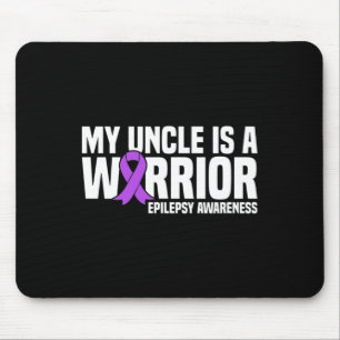 Mousepad O meu tio é um guerreiro com epilepsia roxa