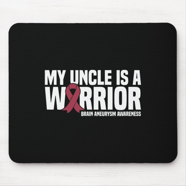 Mousepad O meu tio é um guerreiro, um neurisma consciente (Frente)